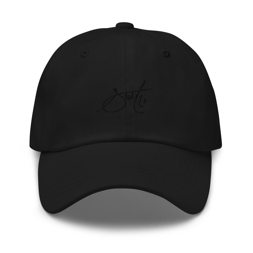 SaintCi "Signature" Dad Hat (Black Signature)