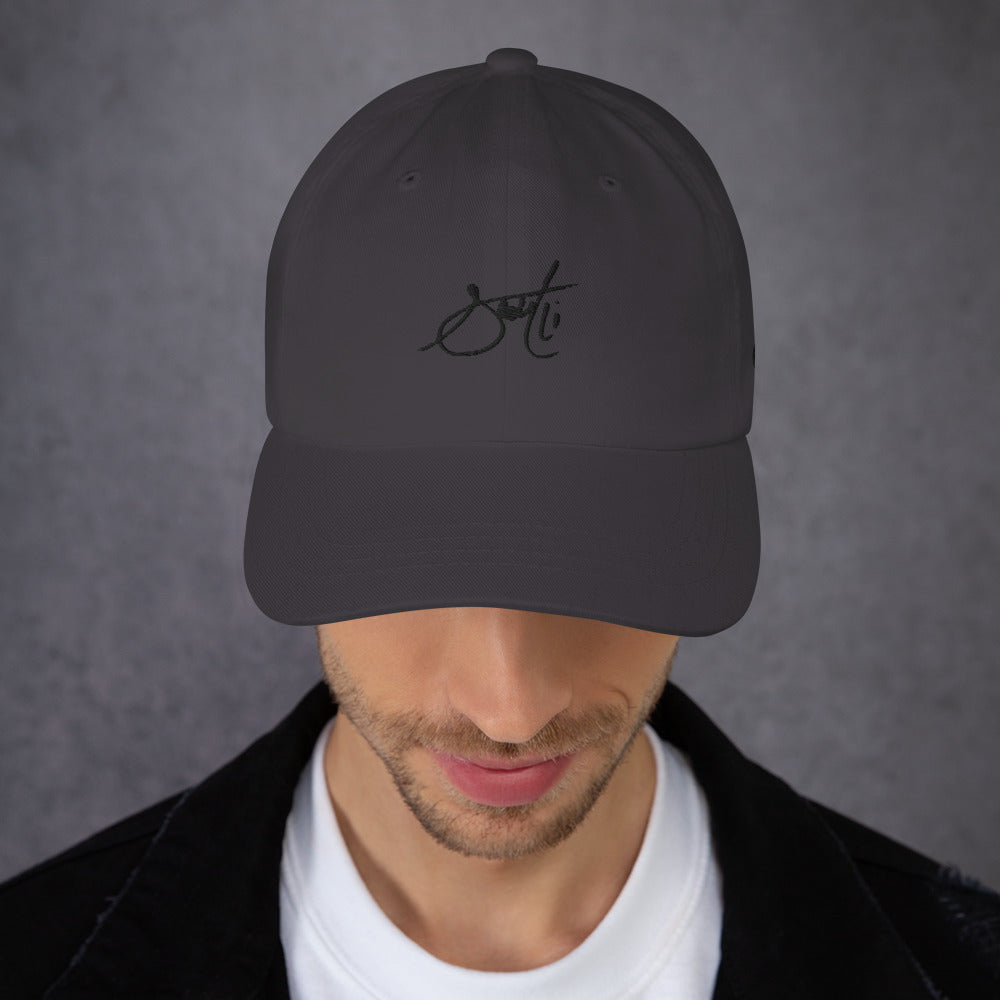 SaintCi "Signature" Dad Hat (Black Signature)