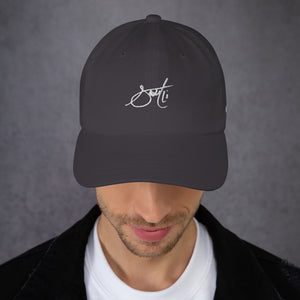 SaintCi "Signature" Dad Hat (White Signature)