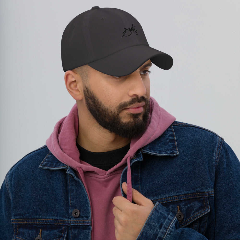 SaintCi "Signature" Dad Hat (Black Signature)