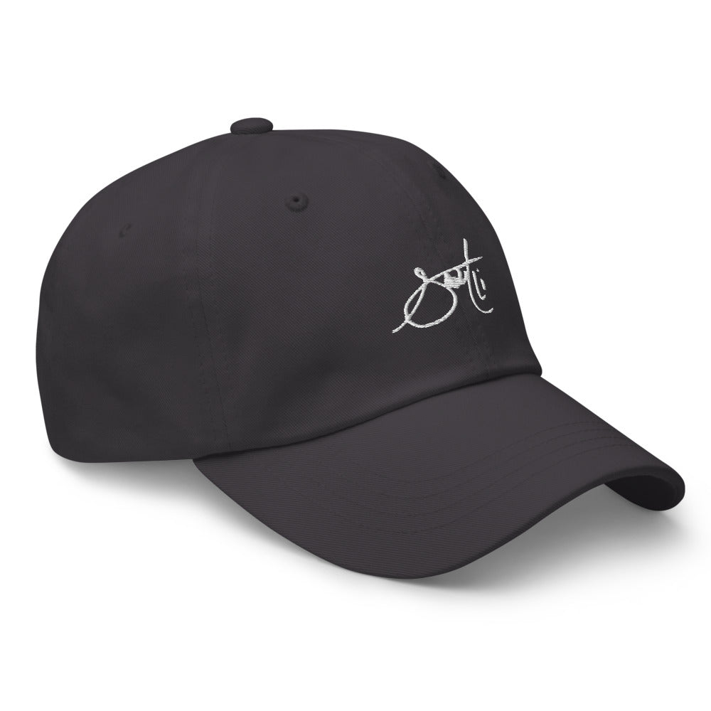 SaintCi "Signature" Dad Hat (White Signature)