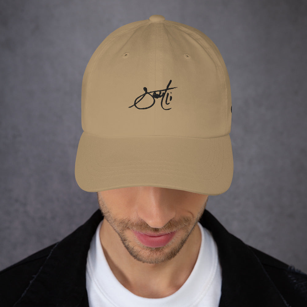 SaintCi "Signature" Dad Hat (Black Signature)