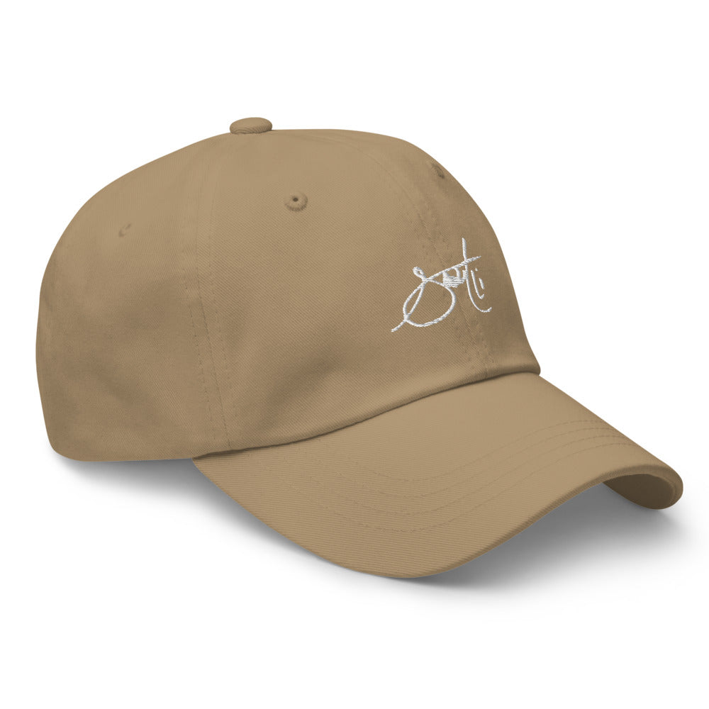 SaintCi "Signature" Dad Hat (White Signature)