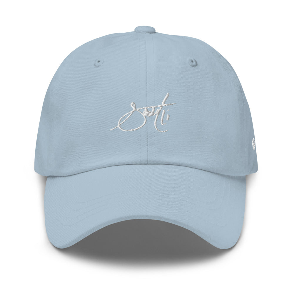 SaintCi "Signature" Dad Hat (White Signature)