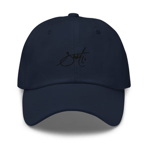 SaintCi "Signature" Dad Hat (Black Signature)