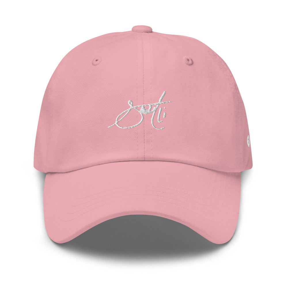 SaintCi "Signature" Dad Hat (White Signature)