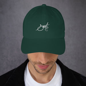 SaintCi "Signature" Dad Hat (White Signature)