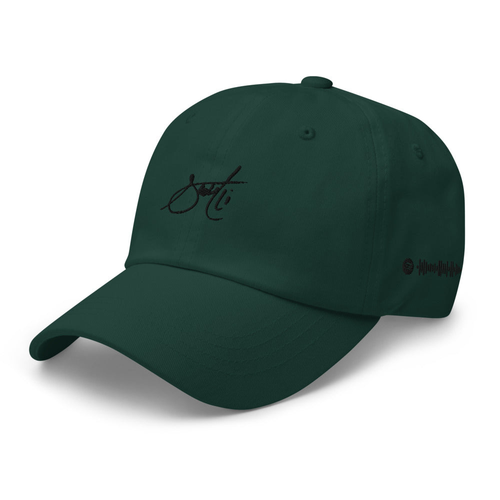 SaintCi "Signature" Dad Hat (Black Signature)