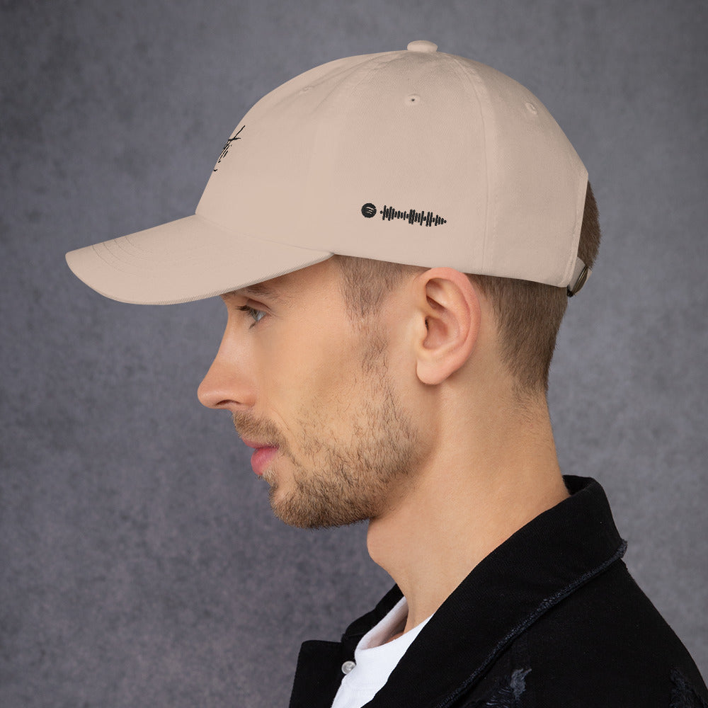 SaintCi "Signature" Dad Hat (Black Signature)