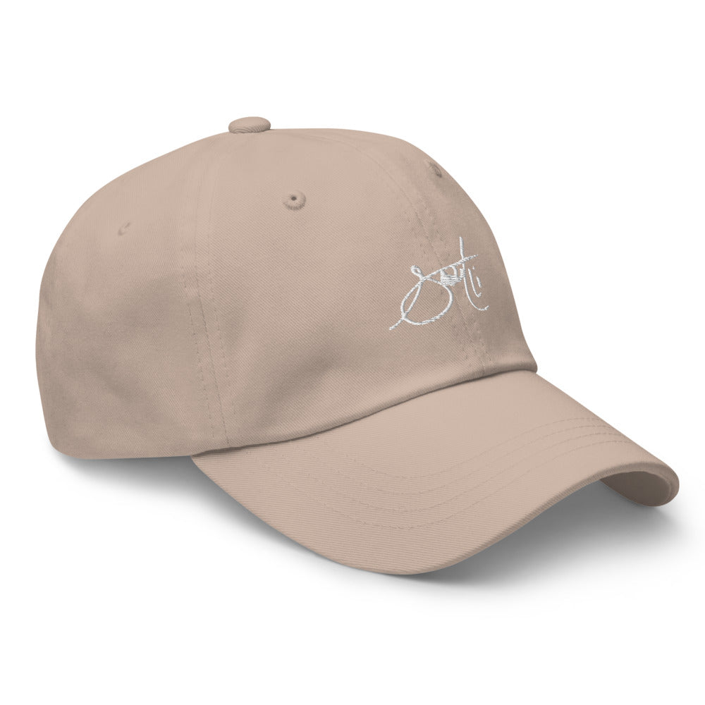 SaintCi "Signature" Dad Hat (White Signature)