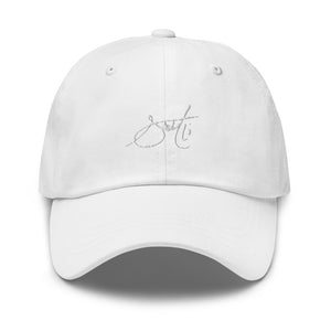 SaintCi "Signature" Dad Hat (White Signature)