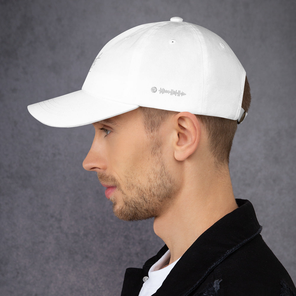 SaintCi "Signature" Dad Hat (White Signature)