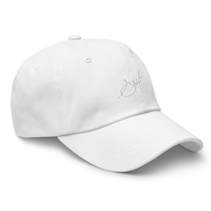 SaintCi "Signature" Dad Hat (White Signature)