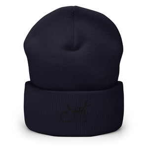 SaintCi "Signature" Embroidered Beanie (Black Signature)