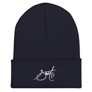 SaintCi "Signature" Embroidered Beanie (White Signature)