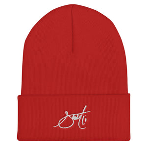 SaintCi "Signature" Embroidered Beanie (White Signature)