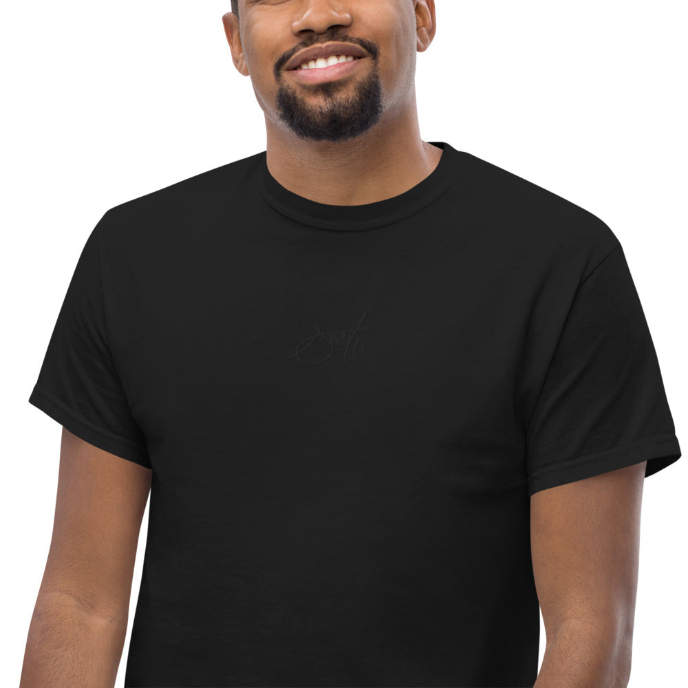 SaintCi "Signature" Embroidered T-Shirt (Black Signature)