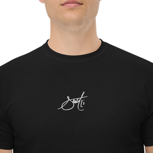 SaintCi "Signature" Embroidered T-Shirt (White Signature)