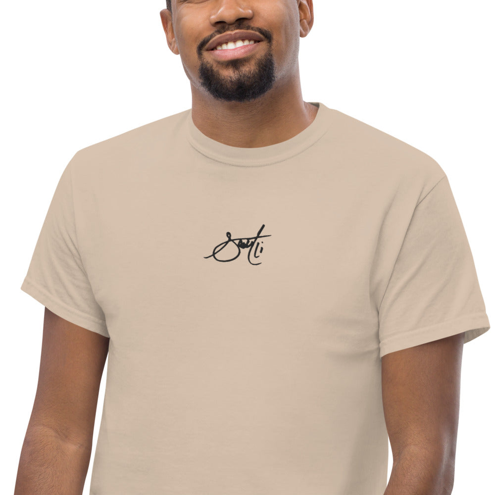 SaintCi "Signature" Embroidered T-Shirt (Black Signature)