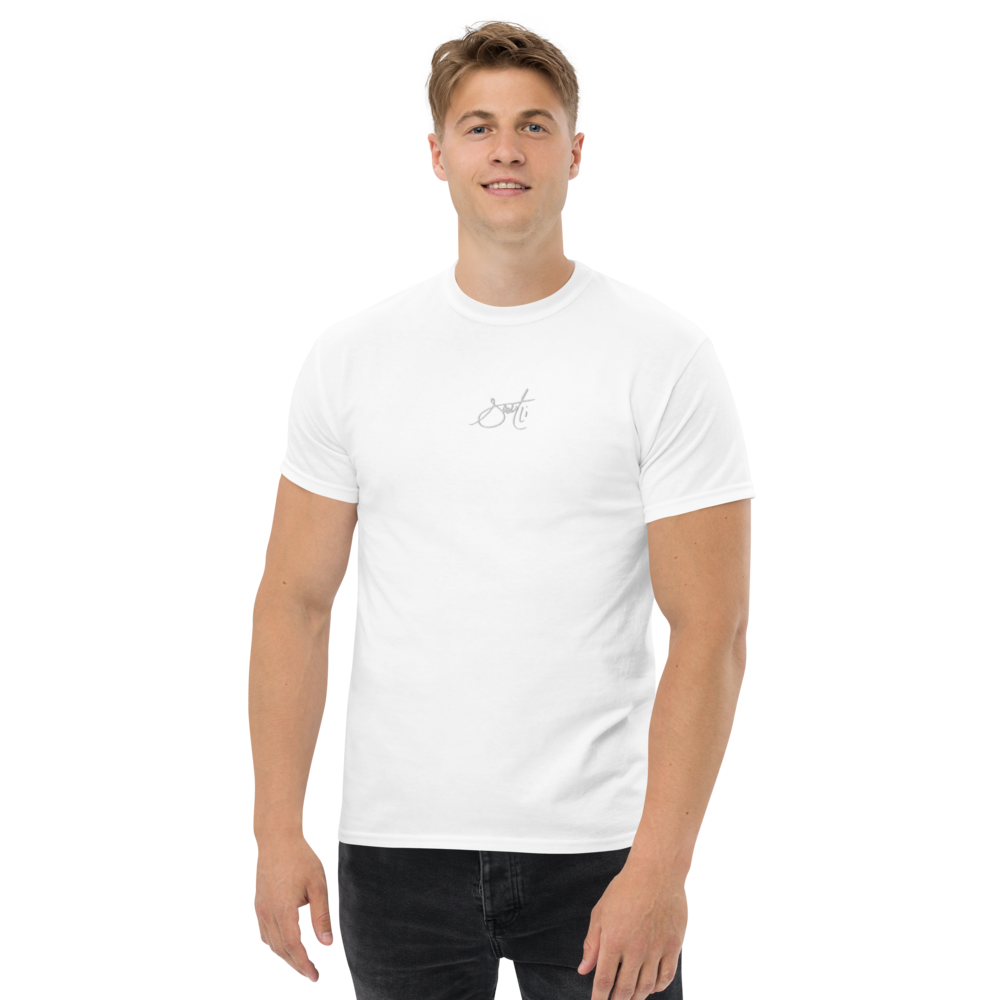 SaintCi "Signature" Embroidered T-Shirt (White Signature)