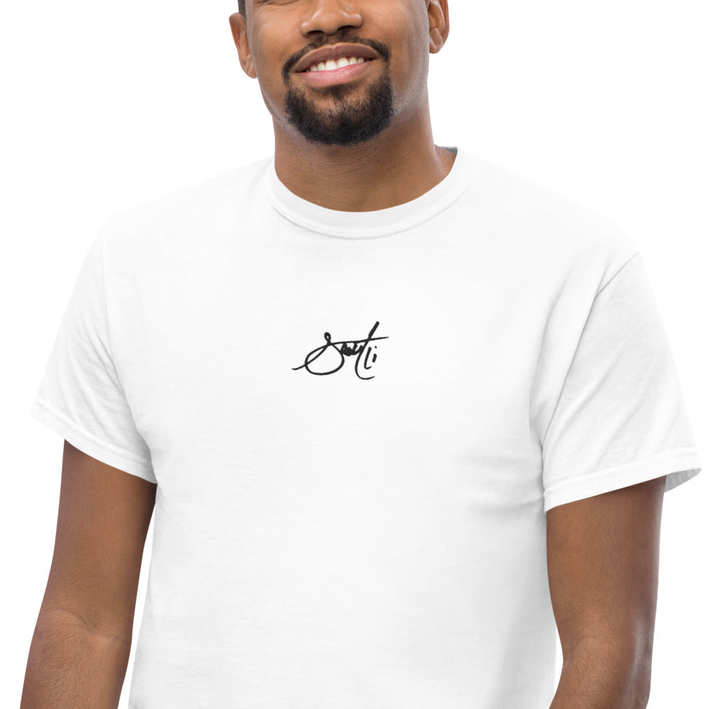 SaintCi "Signature" Embroidered T-Shirt (Black Signature)