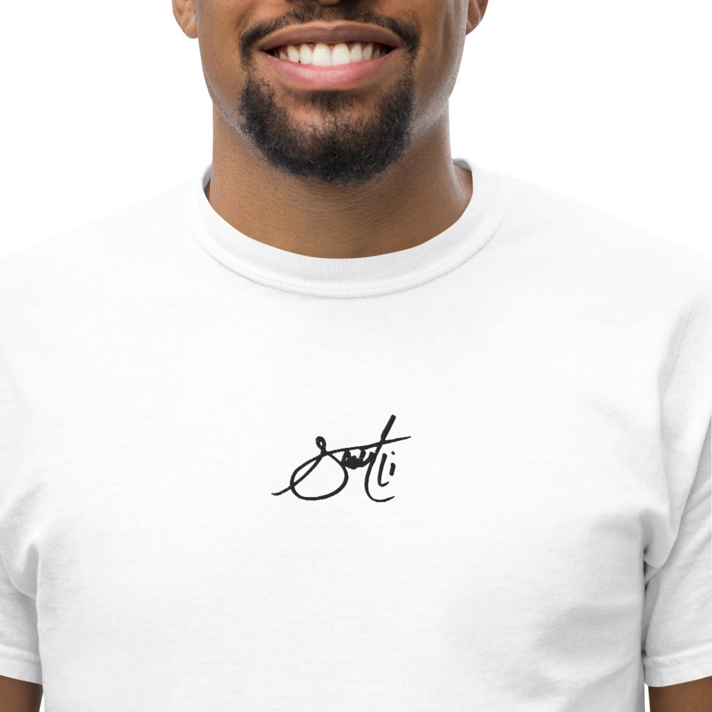 SaintCi "Signature" Embroidered T-Shirt (Black Signature)