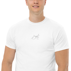 SaintCi "Signature" Embroidered T-Shirt (White Signature)